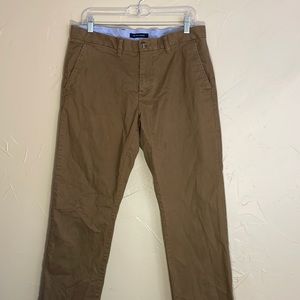Tommy Hilfiger Mens Sz 32/32 Classic Chino Brown Pants